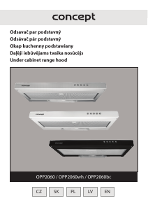 Manual Concept OPP2060WH Cooker Hood