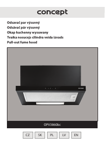 Instrukcja Concept OPV3860BC Okap kuchenny