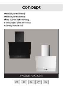 Manual Concept OPK5060WH Cooker Hood