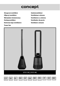 Návod Concept VS5140 Ventilátor