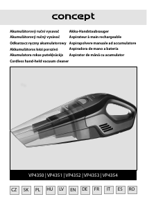 Manual de uso Concept VP4354 Aspirador de mano