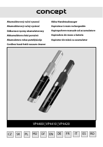 Instrukcja Concept VP4420 Odkurzacz ręczny