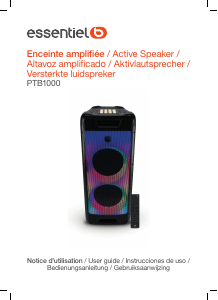 Manual Essentiel B PTB1000 Speaker