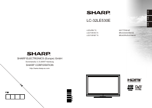 Bruksanvisning Sharp LC-32LE530E LCD-TV