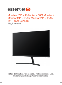 Mode d’emploi Essentiel B EB_E10-24-F Moniteur LED