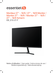 Bedienungsanleitung Essentiel B EB_E10-27-F LED monitor