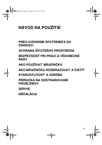 Návod Bauknecht GKA 118 Mraznička