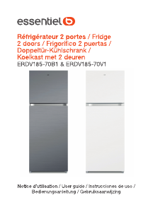 Mode d’emploi Essentiel B ERDV 185-70b1 Réfrigérateur combiné