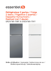 Manual Essentiel B ERDV 185-70v1 Fridge-Freezer