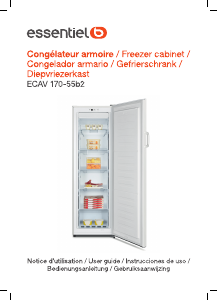 Manual Essentiel B ECAV 170-55b2 Freezer