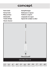 Manuál Concept CP2100 Parní čistič