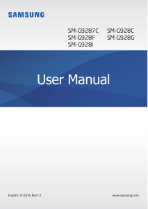 Manual Samsung SM-G928C Galaxy S6 Edge+ Mobile Phone