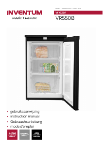 Manual Inventum VR550B Freezer