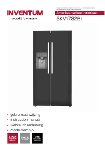 Handleiding Inventum SKV1782BI Koel-vries combinatie