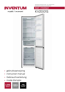 Mode d’emploi Inventum KV2001S Réfrigérateur combiné