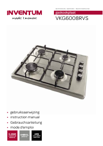 Manual Inventum VKG6008RVS Hob