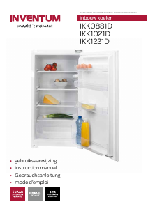 Mode d’emploi Inventum IKK1021D Réfrigérateur
