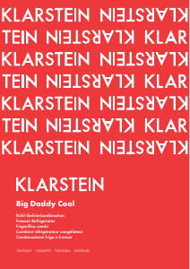 Manual de uso Klarstein 10035584 Big Daddy Cool Frigorífico combinado