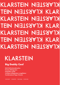 Mode d’emploi Klarstein 10035585 Big Daddy Cool Réfrigérateur combiné