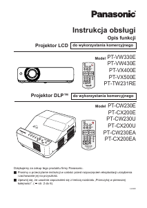 Instrukcja Panasonic PT-VW430E Projektor