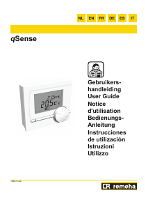 Bedienungsanleitung Remeha qSense Thermostat