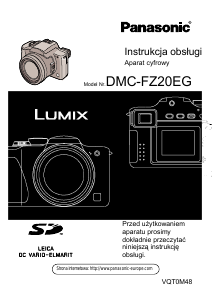 Instrukcja Panasonic DMC-FZ20EG Lumix Aparat cyfrowy