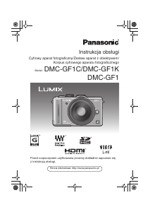 Instrukcja Panasonic DMC-GF1C Lumix Aparat cyfrowy