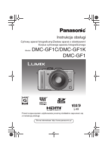 Instrukcja Panasonic DMC-GF1K Lumix Aparat cyfrowy