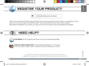 Manual ARCHOS 70c E-Reader