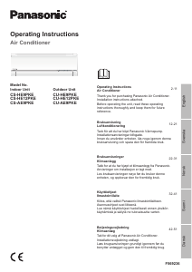 Bruksanvisning Panasonic CS-AE9PKE Luftkonditionering