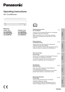 Manual Panasonic CU-AE9PKE Air Conditioner