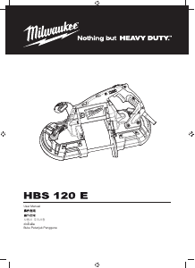 Manual Milwaukee HBS 120 E Band Saw