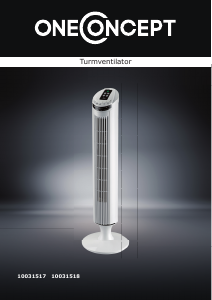 Handleiding OneConcept 10031517 Ventilator