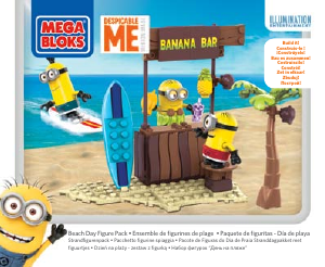 Manual de uso Mega Bloks set CNC81 Minions Bomberos al rescate