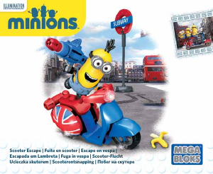 Bedienungsanleitung Mega Bloks set CNF52 Minions Scooter-Flucht