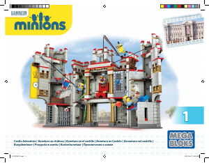 Bedienungsanleitung Mega Bloks set CNT39 Minions Burgabenteuer