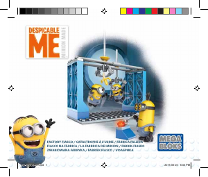 Manual Mega Bloks set DKX76 Minions Factory fiasco