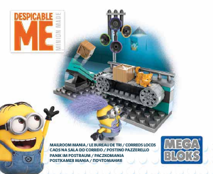 Bedienungsanleitung Mega Bloks set DKY85 Minions Panik im Postraum