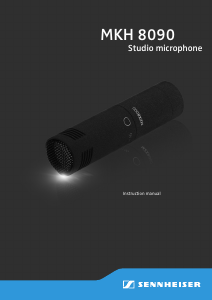 Manual Sennheiser MKH 8090 Microphone