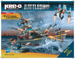 Manual Kre-O set 38977 Battleship U.S.S. Missouri