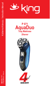 Manual King P 071 AquaDuo Shaver
