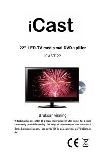 Bruksanvisning iCast ICAST22 LED-TV