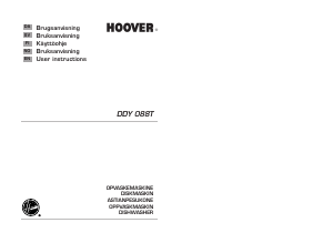 Brugsanvisning Hoover DDY 088T Opvaskemaskine