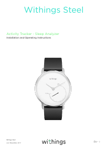Manual Withings Steel Activity Tracker