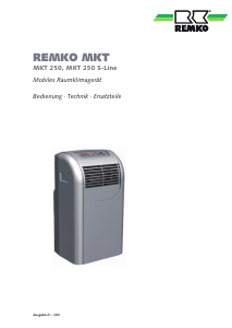 Bedienungsanleitung Remko MKT 250 Klimagerät