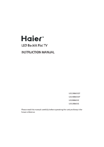 Manual Haier LE28M600C LED Television