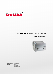 Manual GoDEX EZ1100Plus Label Printer