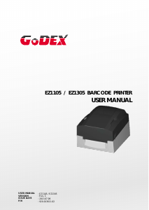 Handleiding GoDEX EZ1105 Labelprinter