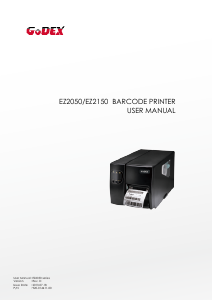 Manual GoDEX EZ2050 Label Printer
