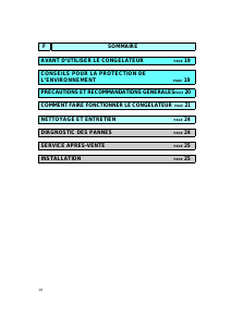 Mode d’emploi Bauknecht GKMN 2744/0 FH Congélateur